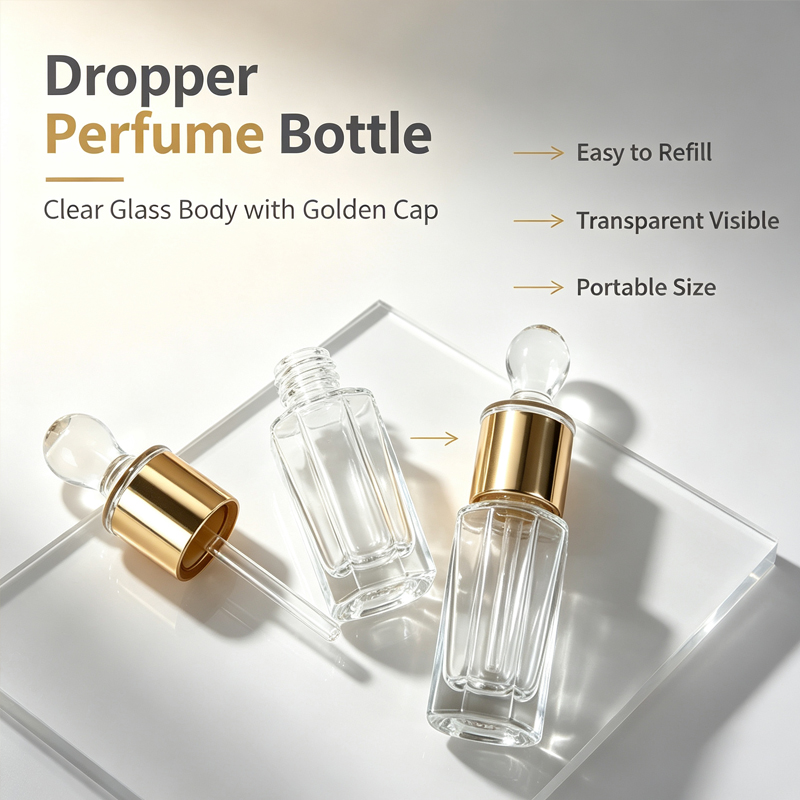 Perfume Imperium Fragrance World - Флакон-капельница из стекла 12 мл для